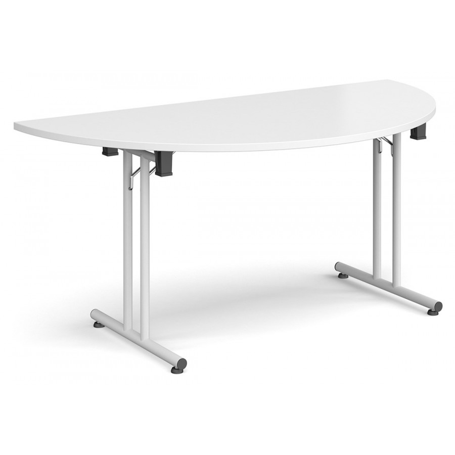 Deco Folding Leg Semi-Circular Meeting Room Table